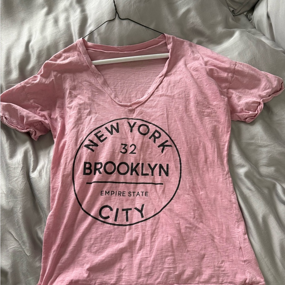Pink Retro Brand Graphic Tee